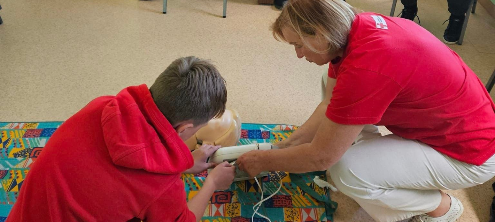 Vaikų dienos centre Raudonasis Kryžius